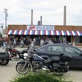 cars and motorcycles