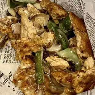 Chicken Philly Sandwich (no bun)