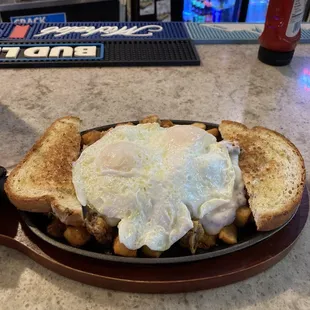 Chicken fried steak skillet