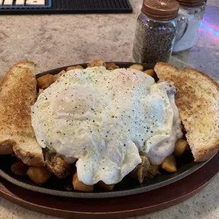 Chicken fried steak skillet