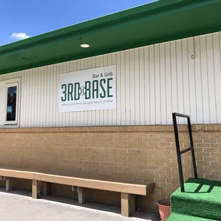 the entrance to the base base