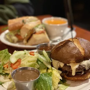 Ghost Burger + Marinated Chicken Sandwich