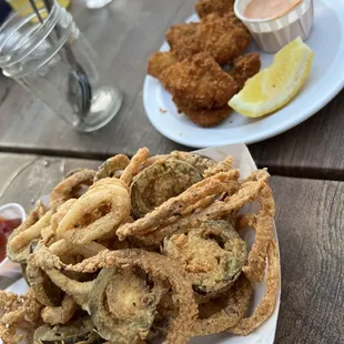 Federal Hill Calamari, Crispy Fish