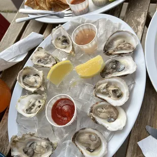 Oysters (half east/half west)