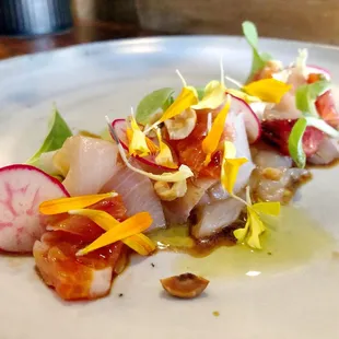 Hamachi Crudo