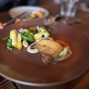 Scallop and Pork Belly