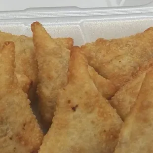 a close up of a container of hot tamales