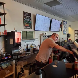 sushi and sashimi, interior