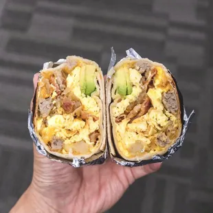 Brochacho Burrito.