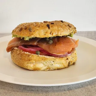 Smoked Salmon Bagel*