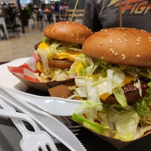 Big man on campus burgers (Dairyland)