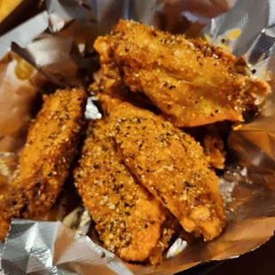 Buffalo Lemon Pepper wings from Mr. Wing