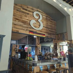 Gorgeous bar and bartender