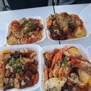 Happy hour special. Your choice of 2 meats. We all ordered different.