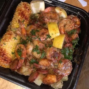 Shrimp Boil Full Plate