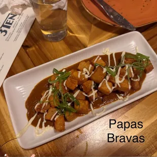 Potatoes with a unique but perfect sauce