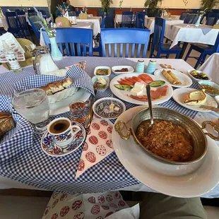 Beautiful Turkish Breakfast to start the morning with delicious flavors from around the world.  It&apos;s a must for a perfect brunch experience.