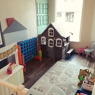 Gated children's play area