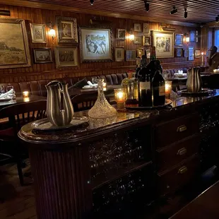 Inside the restaurant