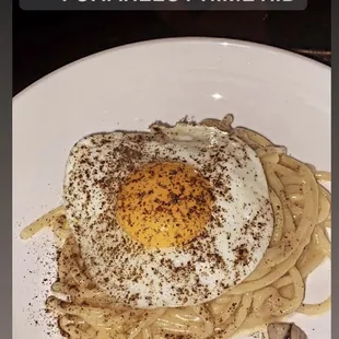 Cacio Pepe Carbonara Pasta