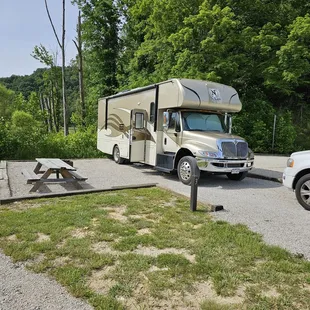 This is the spot we stayed at