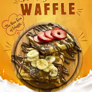 food, waffles