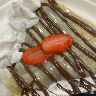 Nutella Crepe with Whip Cream