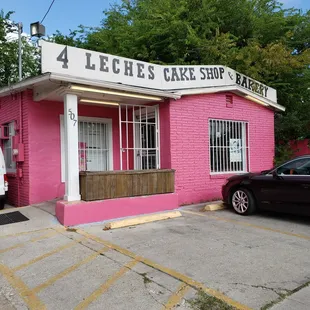 pink building