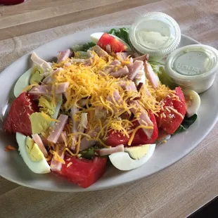 Chef salad (ordered without croutons)