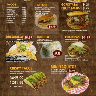 Nuevo menu