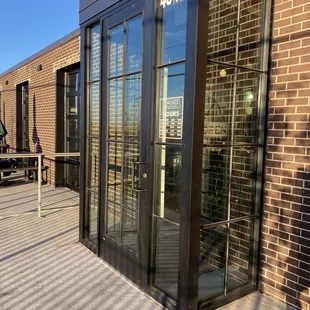 the outside of the building