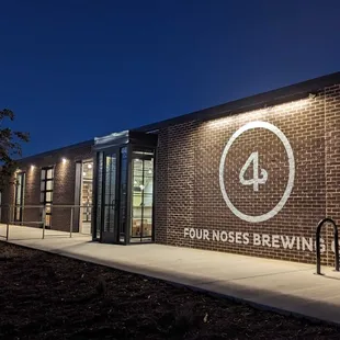 the outside of the building