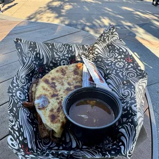 Birria tacos. Pretty good overall.