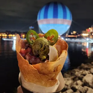 Chicken Taco Cone (Gluten Free option)