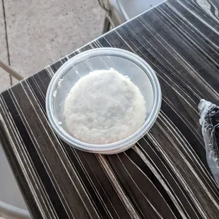 A free dessert. For being a rewards sign up.
