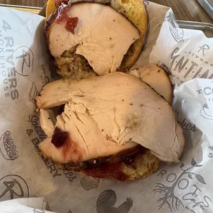 Thanksgiving sandwich special!