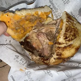 Pull pork melt
