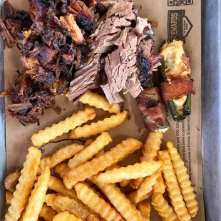 Brisket and burnt ends