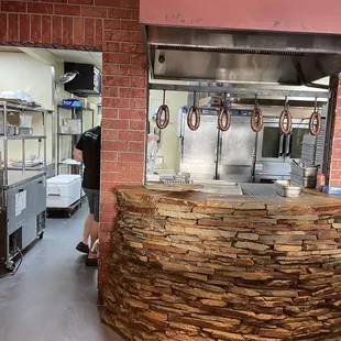 Inside semi open kitchen