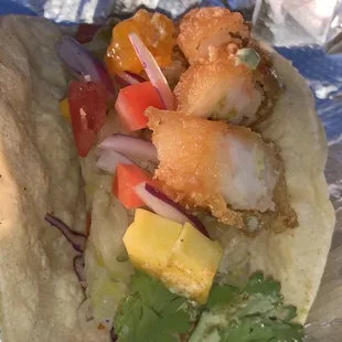 Tempura Shrimp Tacos