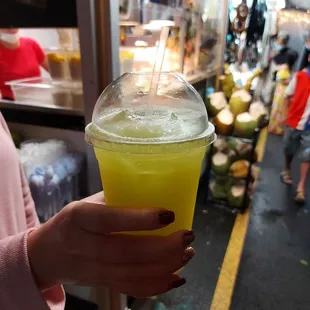 Regular sugar cane juice - must try!