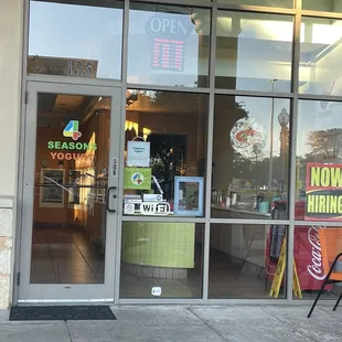 Outside of Store Front