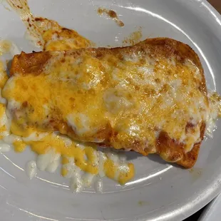 Cheese enchilada ala cart