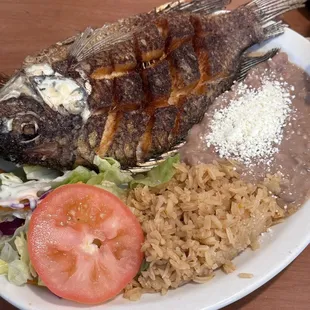 Mojarra Frita Mariscos
