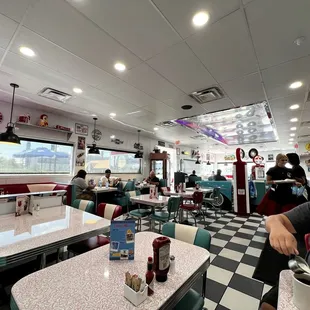 interior, sushi and sashimi