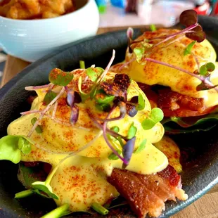 Cherry Bacon BLT Benedict