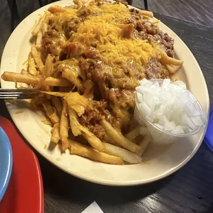 Chili cheese fries