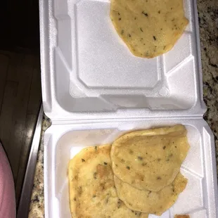 Just picked up my potato pancakes and mind you I waited 15 min for them to be cooked to only get this raw unflavored mess. NEVER AGAIN!!!!