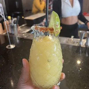 $6 Frozen Pineapple Margarita (great size &amp; taste!)