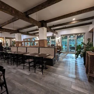 the interior of a restaurant